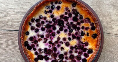 Пирог черничный