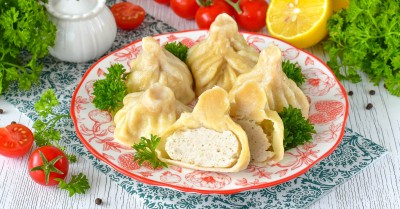 Хинкали с курицей