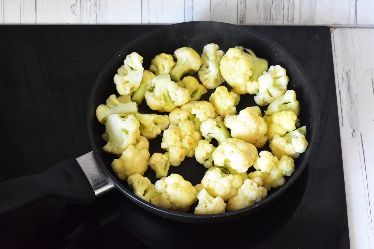 Рецепт из цветной капусты на сковороде рецепт с фото