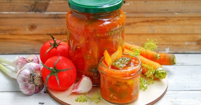Лечо из огурцов с помидорами на зиму