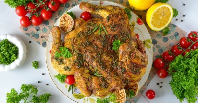 Курица в аэрогриле целиком