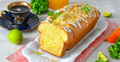 Кекс с апельсиновой цедрой