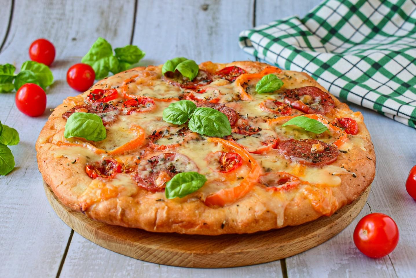 рецепт пиццы с домашним томат фото 79