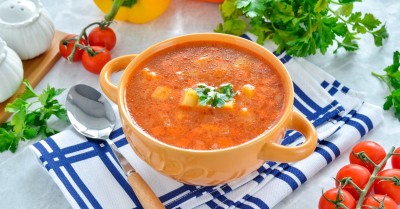 Суп из картошки и моркови