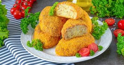 Рыбные котлеты в аэрогриле