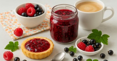 Варенье из малины и черной смородины