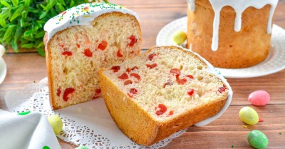 Дрожжевой пасхальный кулич