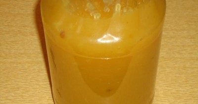 Яблочный джем из яблок и сахара