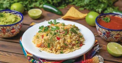 Рис с мексиканской смесью