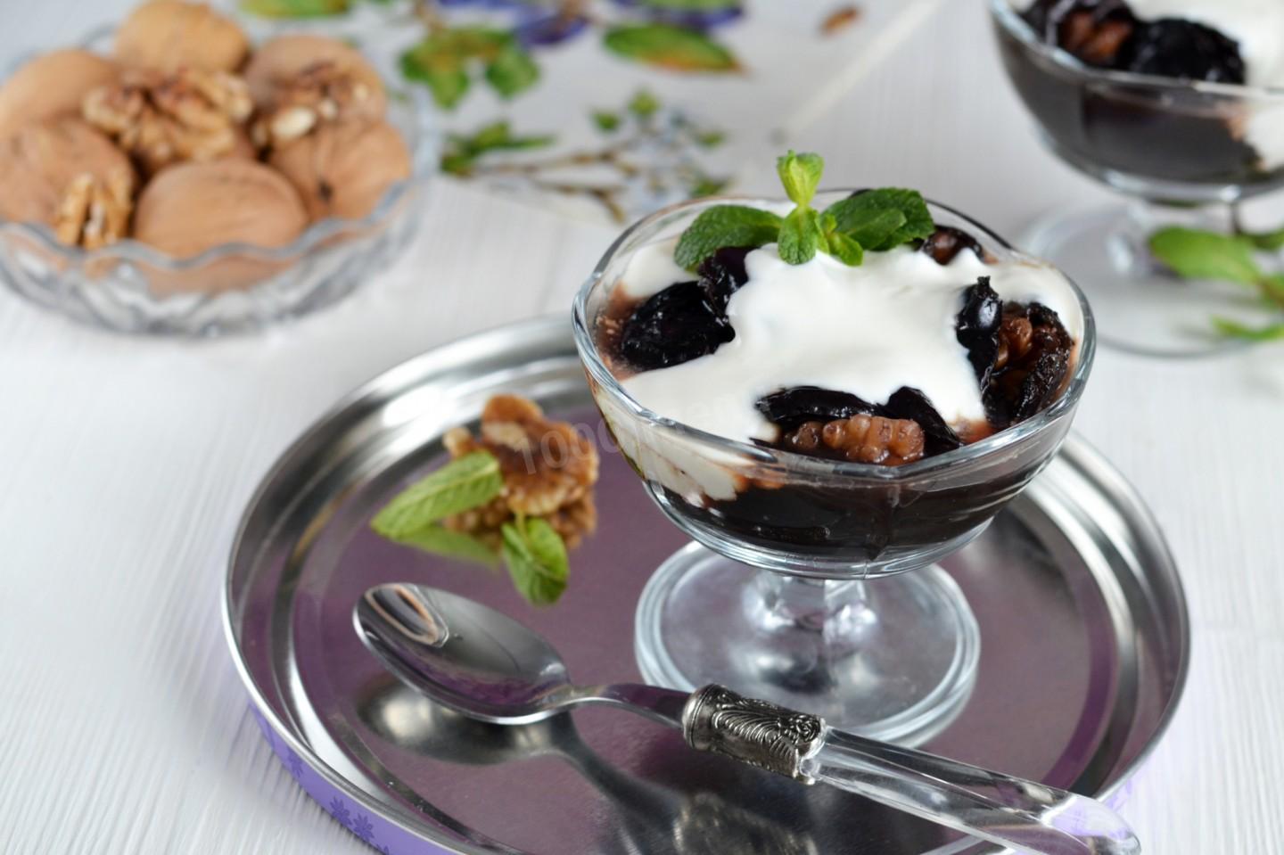 Чернослив фаршированный грецкими орехами рецепт с фото