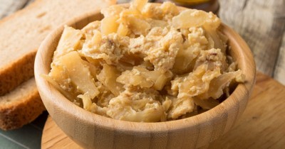 Капуста с яйцом жареная в масле