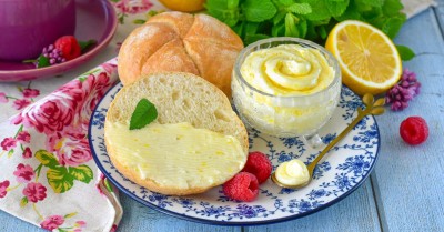 Лимонное масло сливочное