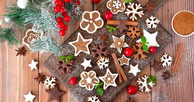 Печенье с имбирем и корицей новогоднее