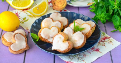 Берлинское печенье с творогом и лимонной цедрой