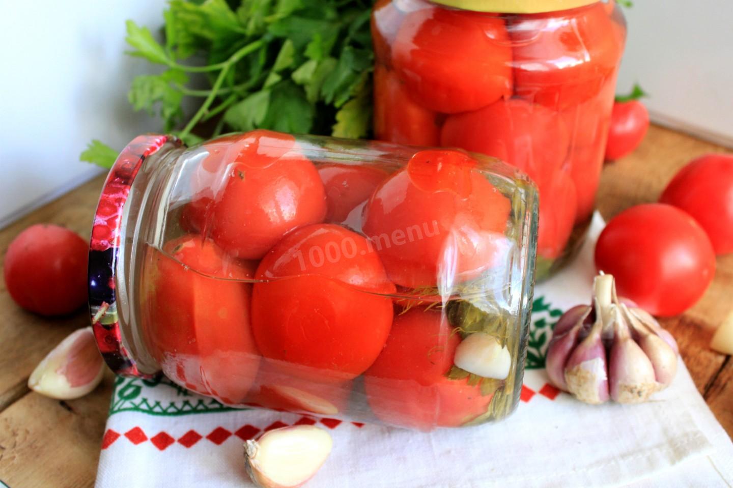 Маринованные помидоры кружочками