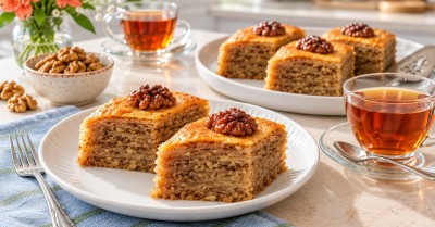 Пахлава азербайджанская с грецкими орехами