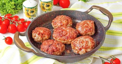 Котлеты с манкой и яйцом