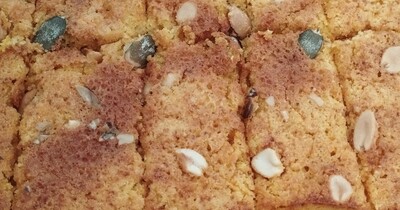 Тыквенно - морковный кекс