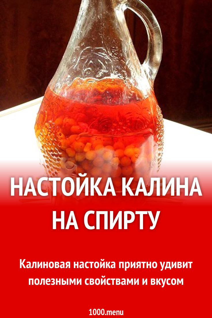 Настойка воронежская калина