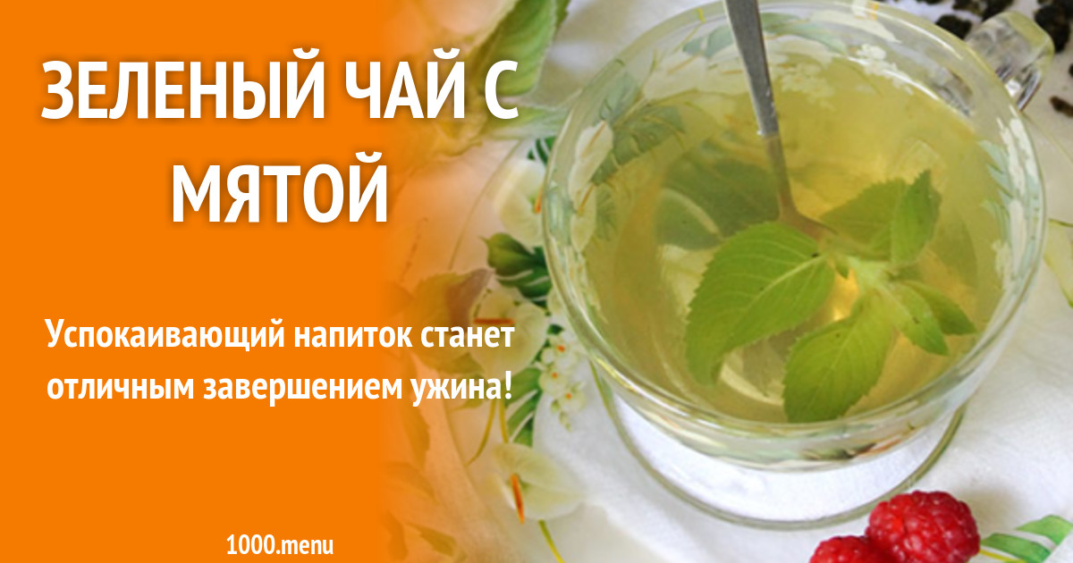 Зеленый чай с мятой рецепт с фото пошагово - 1000.menu