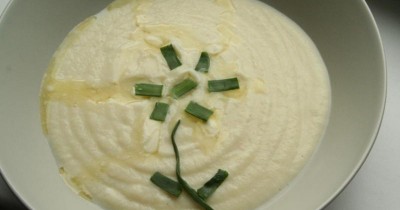 Суп-пюре из цветной капусты с кабачком