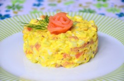 Салат с рыбой соленой рецепт с фото очень вкусный с