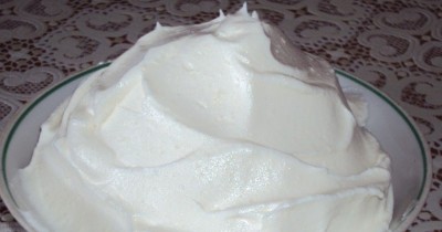 Ванильный крем из сгущёнки с белым шоколадом