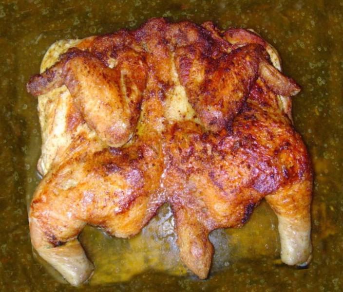 Цыпленок табака рецепт в духовке с корочкой рецепт с фото пошагово с картошкой