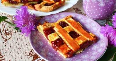  Пирог с клубничным вареньем - пошаговый рецепт приготовления с фото  