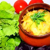 Жульен в горшочках с картошкой и курицей в горшочках в духовке рецепт с фото