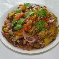 Армянский салат из печеных овощей