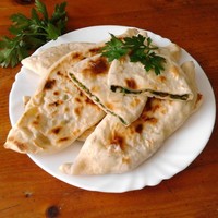 Лепешки армянские с зеленью
