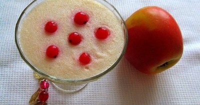  Яблочный мусс на манной крупе - пошаговый рецепт приготовления с фото  