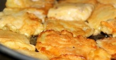 Тилапия жареная в кляре из шампанского