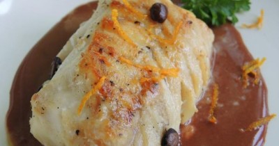 Лойн трески с ароматом кофе