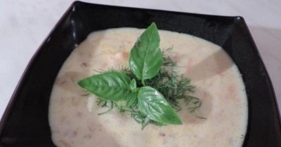 Суп сырный с гречкой зимний