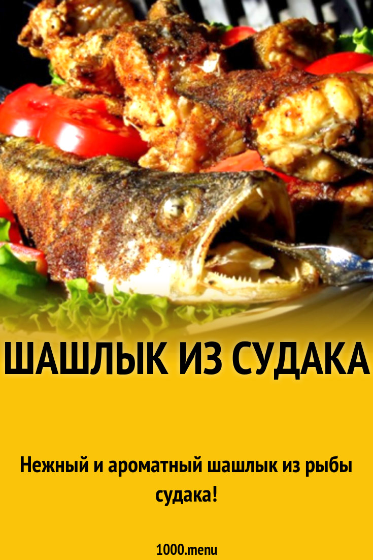 Шашлык из судака рецепт с фото пошагово - 1000.menu