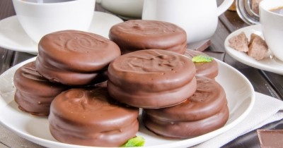Домашнее печенье Чоко Пай на Новый 2022 год