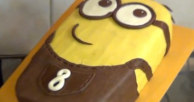 Торт Миньон шоколадный бисквит из мастики