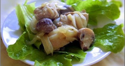  Филе индейки с грибами - пошаговый рецепт приготовления с фото  