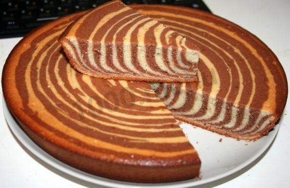 Бисквитный торт Зебра рецепт с фото - 1000.menu