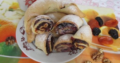  Печенье Куфлики из несладкого теста на сметане - пошаговый рецепт приготовления с фото  