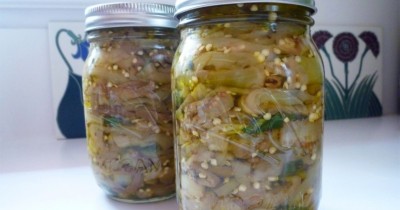  Баклажаны маринованные с чесноком и зеленью - пошаговый рецепт приготовления с фото  