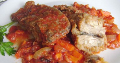  Скумбрия на зиму с овощами, рыбный салат - пошаговый рецепт приготовления с фото  