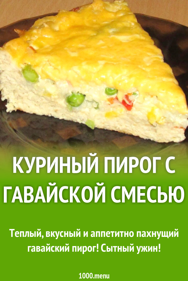 Курица с гавайской смесью на сковороде рецепт с фото