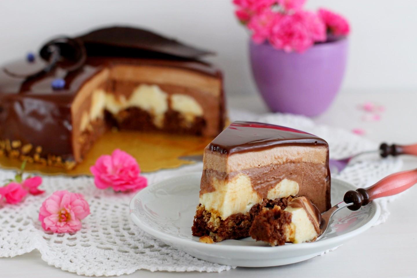 Торт Три Шоколада С Фото Пошагово