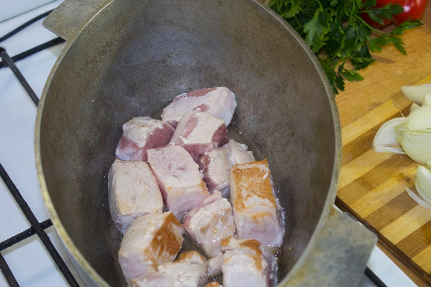 Рецепт шурпы из свинины в домашних условиях в казане с фото пошагово