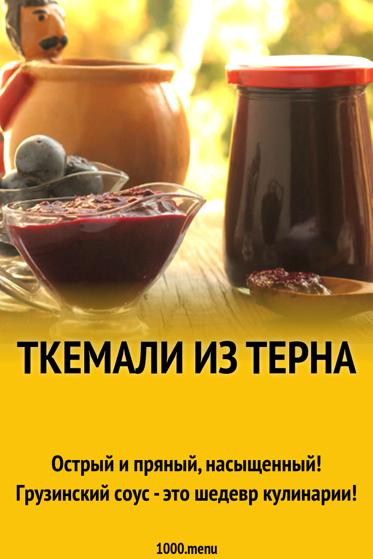 Ткемали из терна