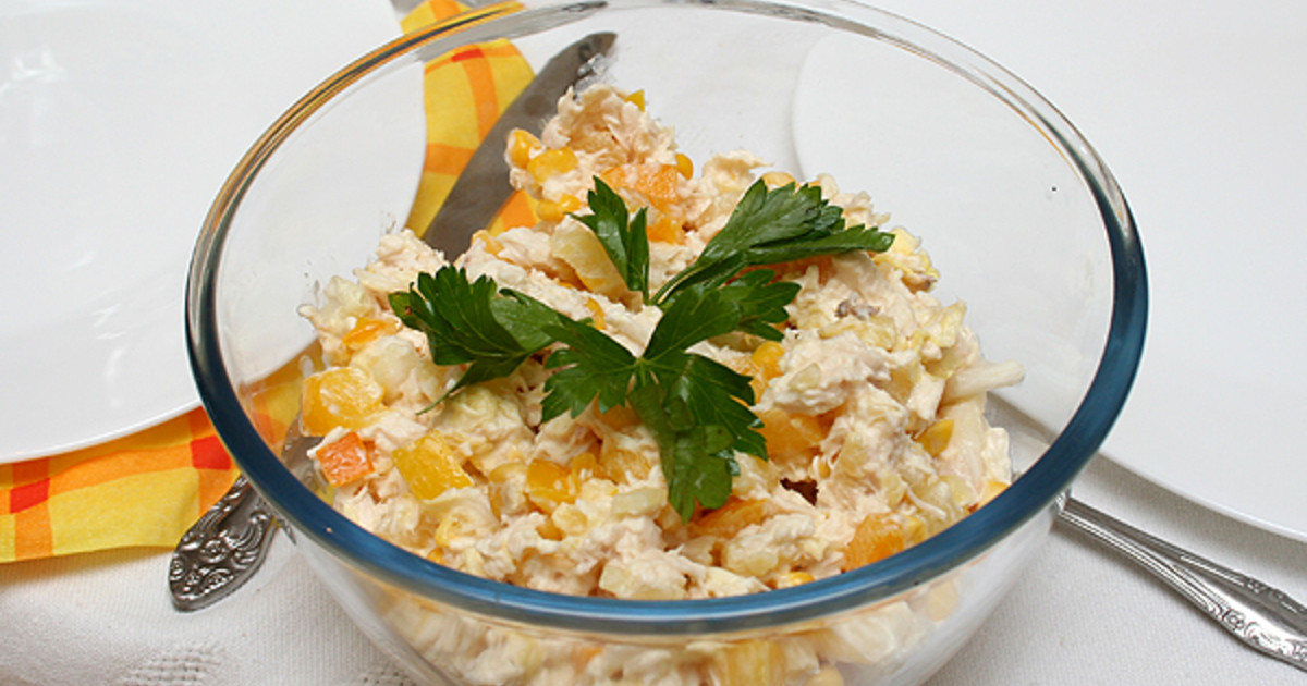 салат курочка ряба рецепт с ананасами и пекинской капустой салат курочка ряба рецепт с ананасами и пекинской капустой