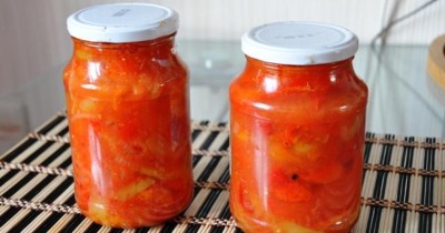 Салат из болгарского перца и моркови на зиму